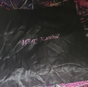 Betsey Johnson Black/Pink Dust Bag